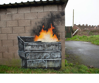 Graffiti Banksy'ego sprzedane. Cena? Kilkaset tysięcy funtów