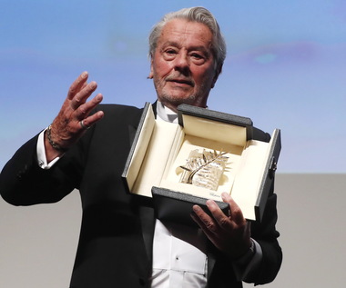 Alain Delon odebrał Honorową Złotą Palmę za całokształt twórczości