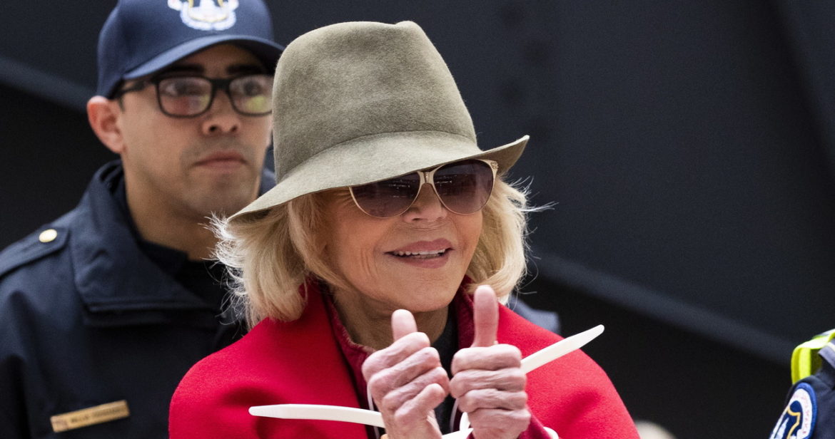 Jane Fonda aresztowana. To czwarty raz w ciągu miesiąca