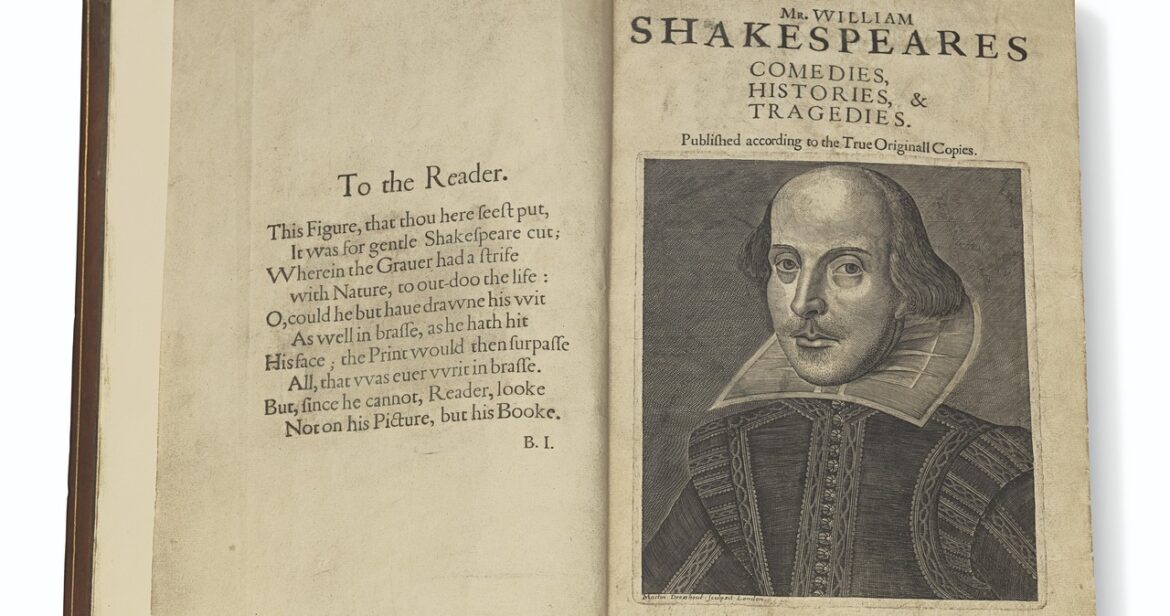 Dzieła Szekspira z 1623 roku sprzedane za blisko 10 mln dolarów