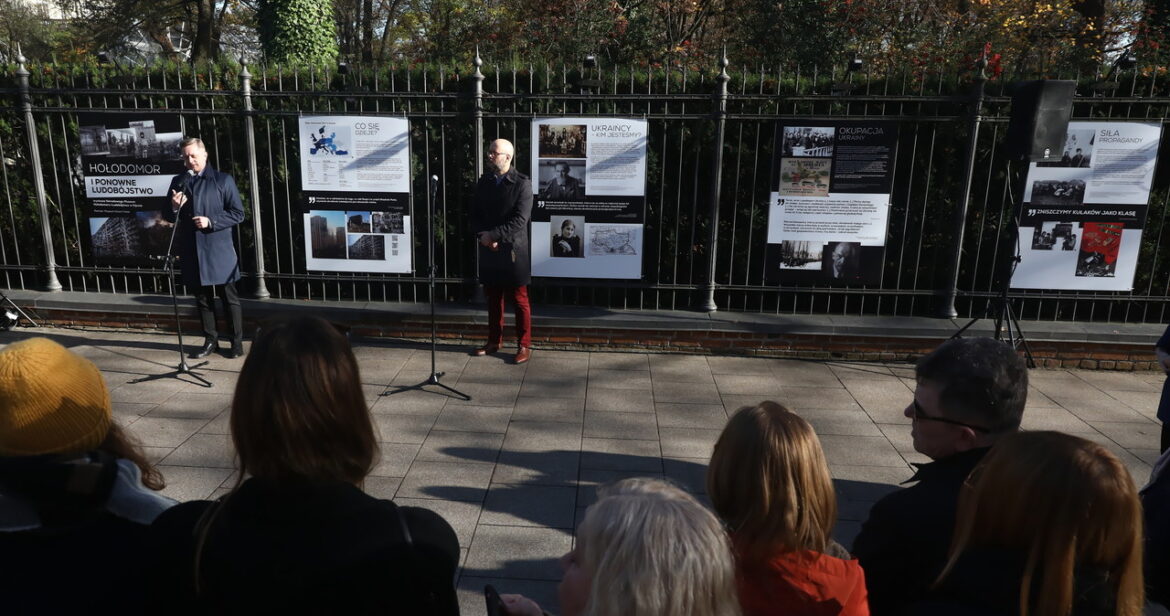 Otwarcie wystawy "Hołodomor i ponowne ludobójstwo" w Łazienkach [ZDJĘCIA]