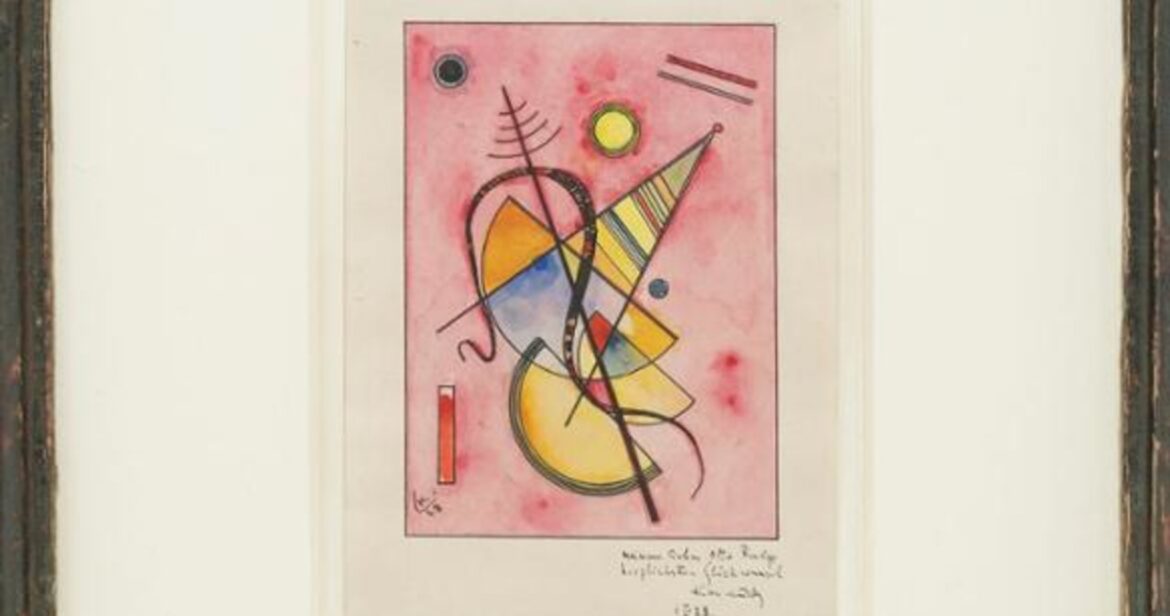 Licytacja skradzionej akwareli Kandinskiego. Znamy szczegóły interwencji konsula