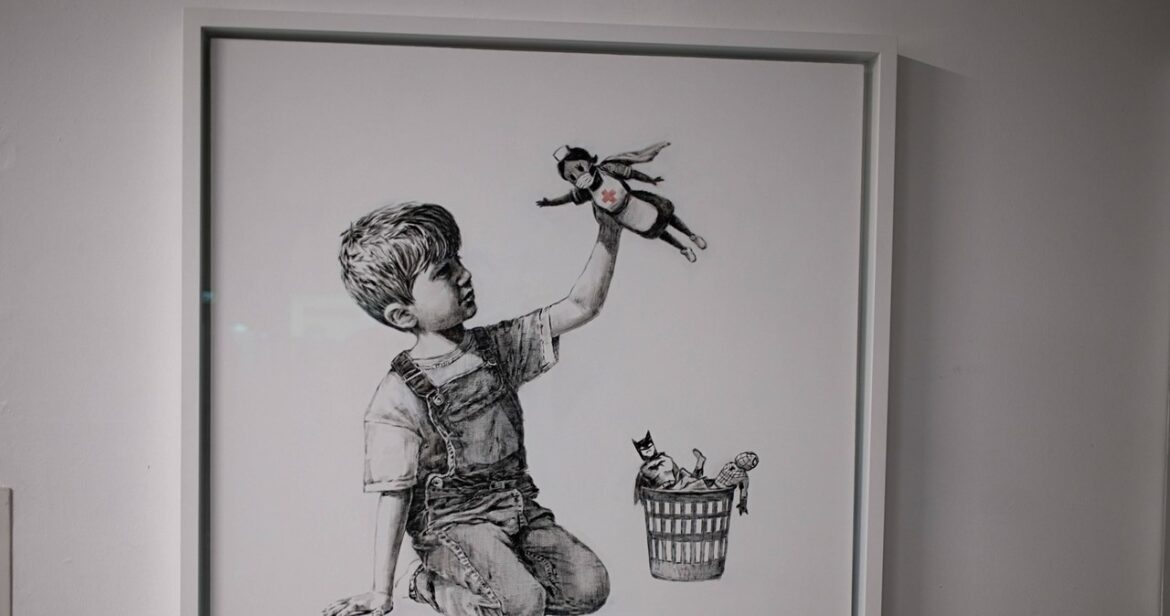 Banksy pomaga dzieciom. 200 tys. funtów ze sprzedaży obrazu