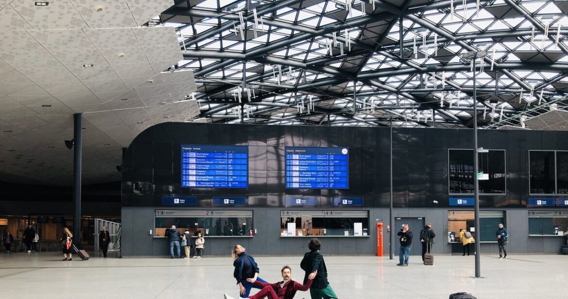 Taniec na Fabrycznym w Łodzi