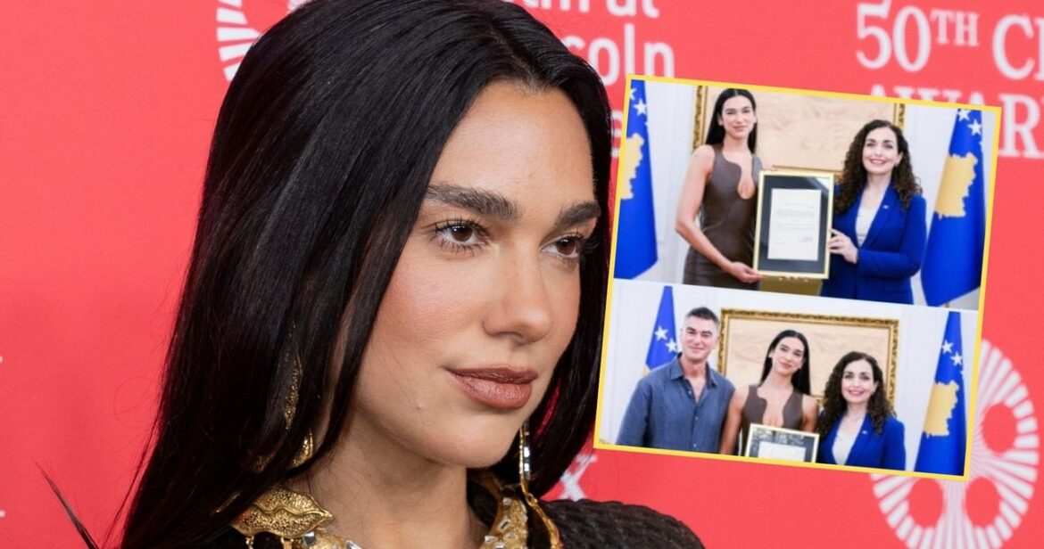 Dua Lipa otrzymała obywatelstwo Kosowa. Są zdjęcia z niezwykłej ceremonii